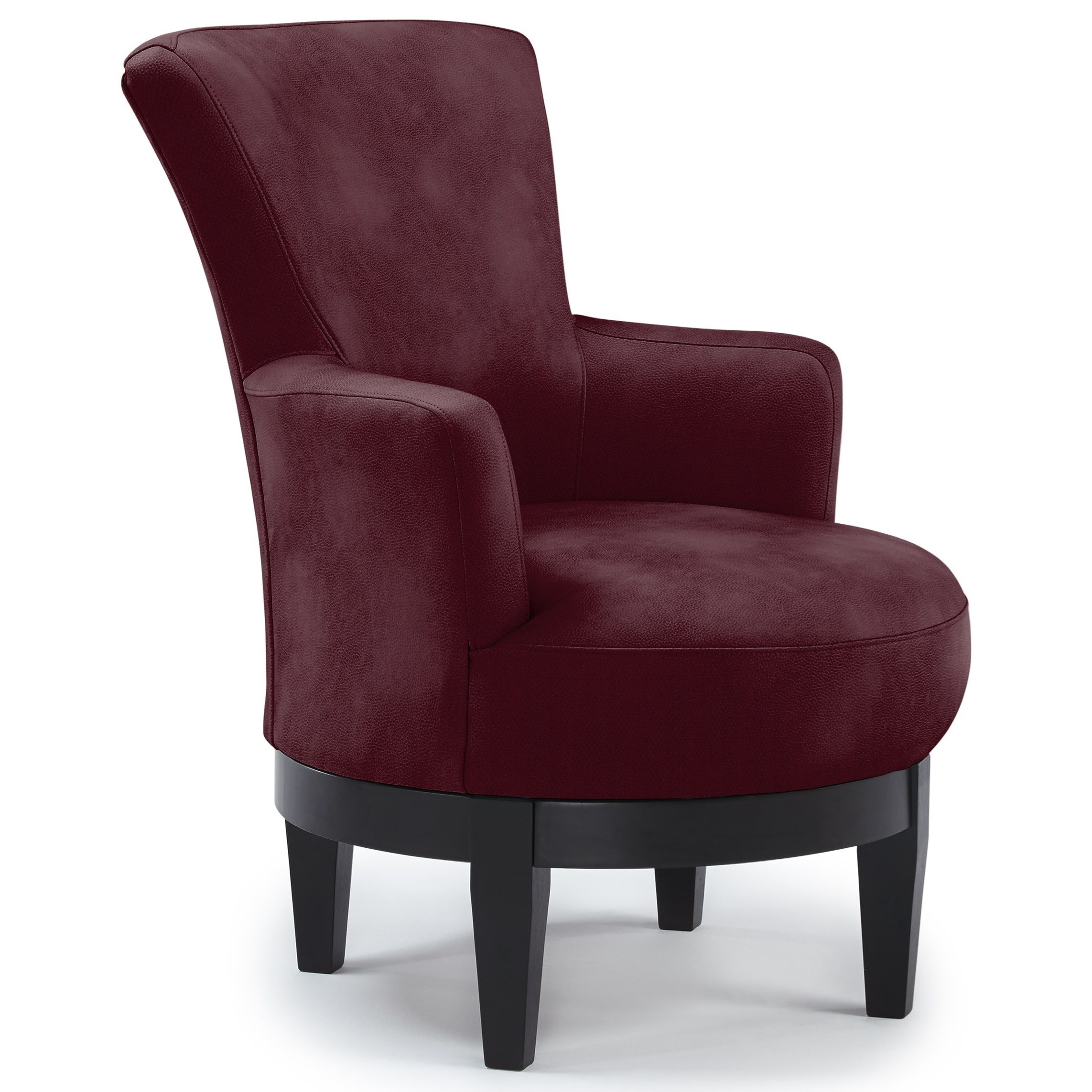 Best Home Furnishings Swivel Barrel Chairs 2968 Justine Swivel Chair